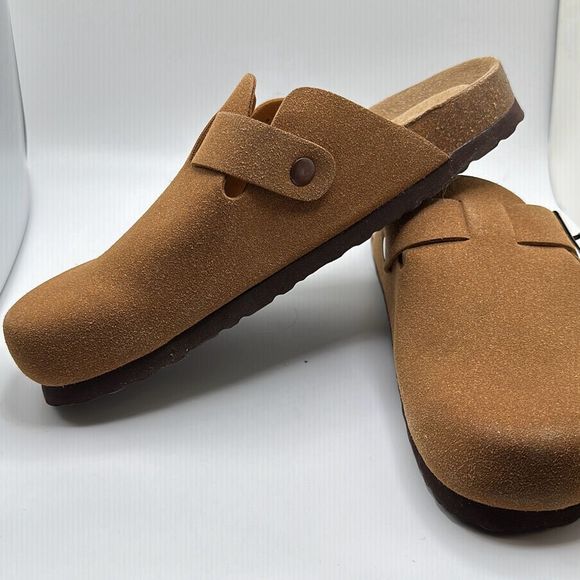 CUSHIONAIRE Womens Clog 8.5 BROWN - Picture 7 of 7